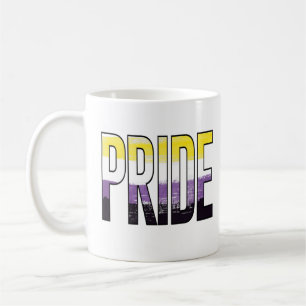 Nichtbinäres Stolz-Wort Kaffeetasse