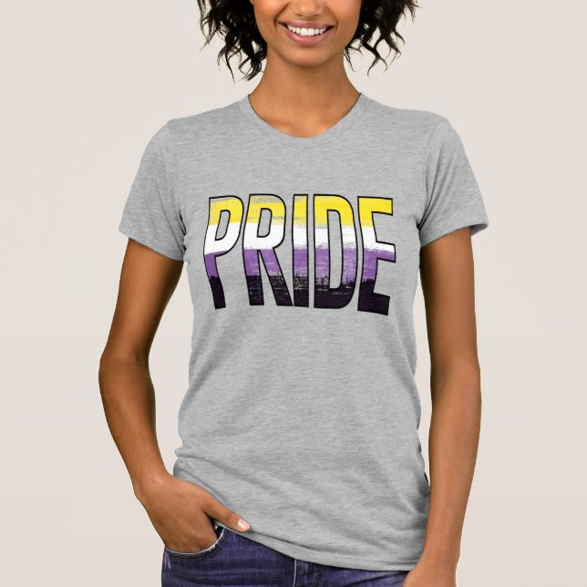 Nichtbinärwort T-Shirt (Vorderseite)