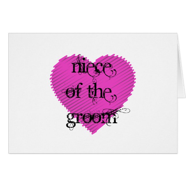 Nichte des Grooms (Vorderseite (Horizontal))