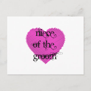 Nichte des Grooms Postkarte
