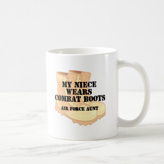 Nichte Luftwaffen-Tanten-DCB Kaffeetasse (Rechts)