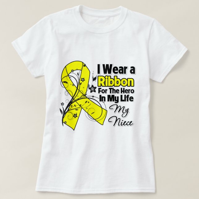 Nichten-Held in meinem Leben-Sarkom T-Shirt (Design vorne)