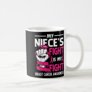 Nichten kämpfen ist mein Kampf Brustkrebsbewusstse Kaffeetasse