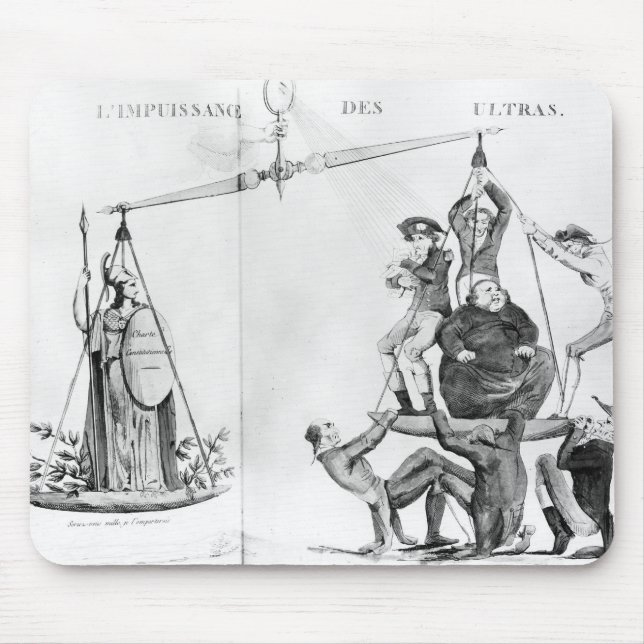 Nichtige Bemühungen des Ultras, 1819 Mousepad (Vorne)