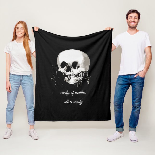 Nichtigkeit der Nichtigkeiten Alles ist Nichtigkei Fleecedecke (Beispiel)