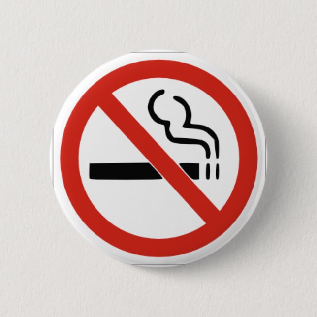 Nichtraucher Button (Vorderseite)