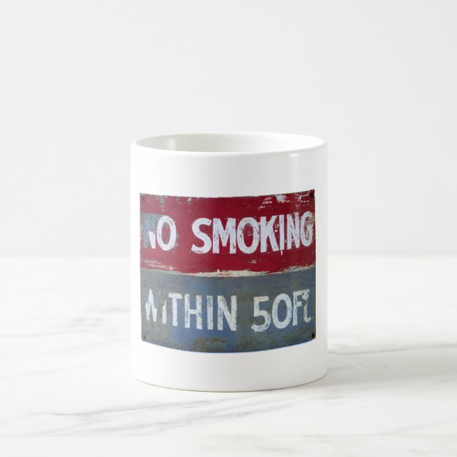 Nichtraucher Kaffeetasse (Mittel)