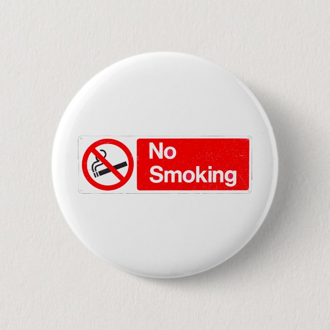 Nichtraucherzeichen Button (Vorderseite)