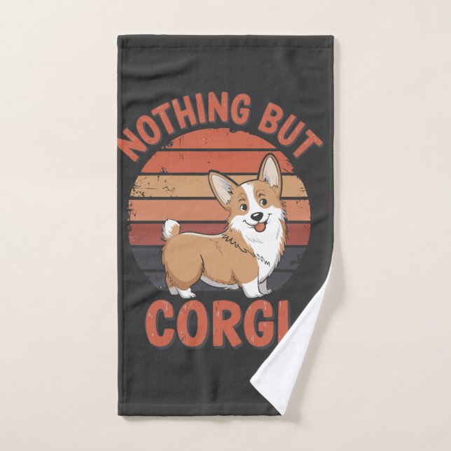 Nichts als Corgi Handtuch (Handtuch)