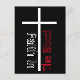Nichts als das Blut Jesu Christlichen Hymne Postkarte