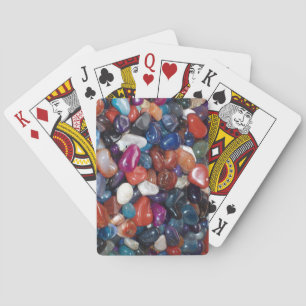 Nichts als ein Felsengitter beim Kartenspielen Spielkarten