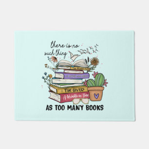 Nichts als zu viele Bücher Fußmatte