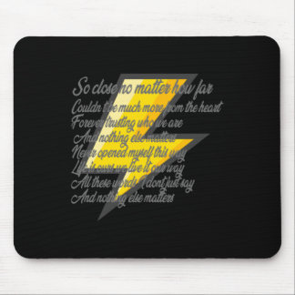 Nichts anderes S (Texte) Aufkleber Mousepad