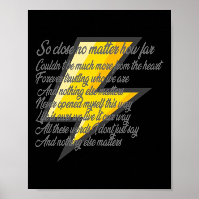 Nichts anderes S (Texte) Aufkleber Poster (Vorne)