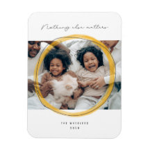 Nichts anderes zählt Holiday Foto Magnet