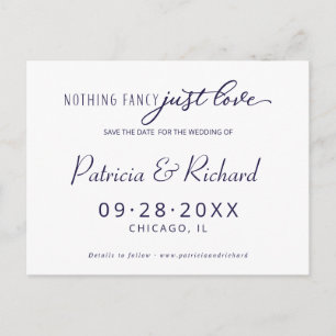 Nichts Besonderes, nur Liebe Hochzeit Terminankünd Postkarte