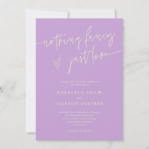 Nichts Besonderes, nur Liebe Wisteria-Hochzeit Einladung