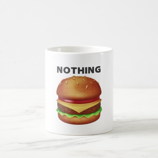 nichts BURGER Kaffeetasse (Mittel)
