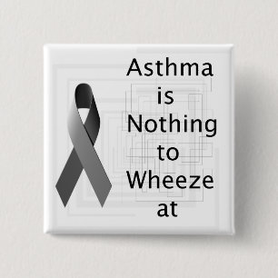 Nichts des Asthmas Wheeze am Knopf Button