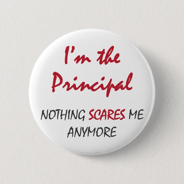 Nichts erschrickt Direktion Button (Vorderseite)