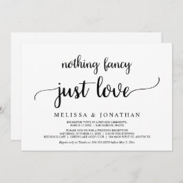 Nichts Extravagant nur Liebe, einfach nur rustikal Einladung