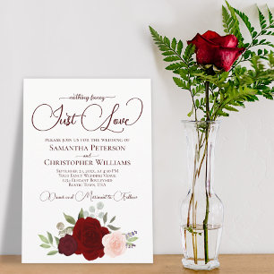 Nichts Extravagant nur Liebe Elegante Hochzeit mit Einladung