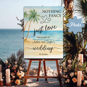 Nichts Extravagant nur Liebe Elegante Hochzeit Wil Poster