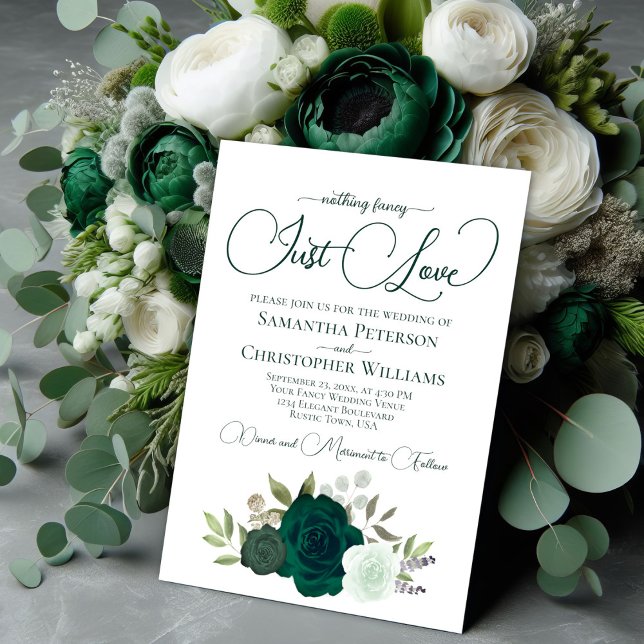 Nichts Extravagant nur Liebe Emerald Boho Rose Hoc Einladung (Von Creator hochgeladen)