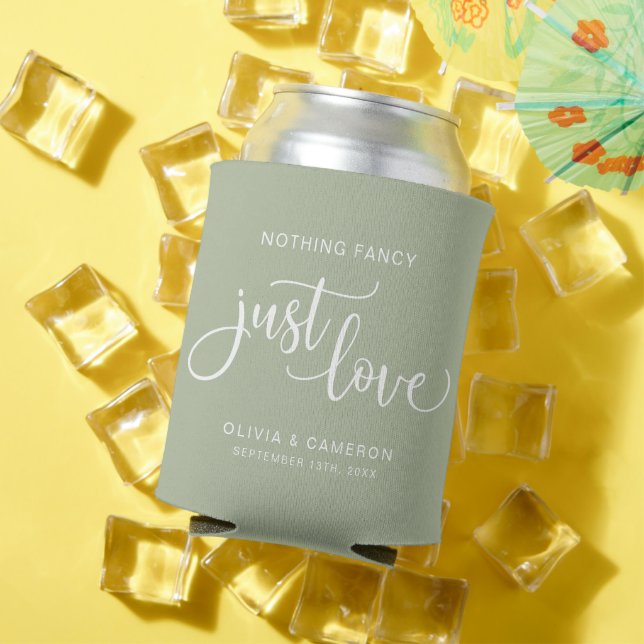 Nichts Extravagant nur Liebe Gastgeschenk Hochzeit Dosenkühler (In Situ Sommer)