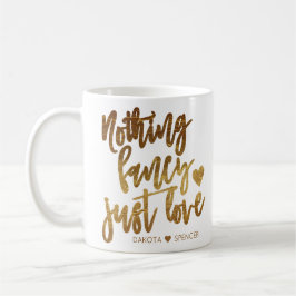 Nichts Extravagant nur Liebe | Gold Heart Micro We Kaffeetasse