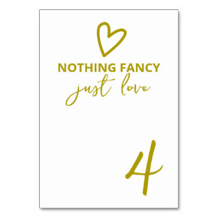 Nichts Extravagant nur Liebe Groovy Green Wedding Tischnummer