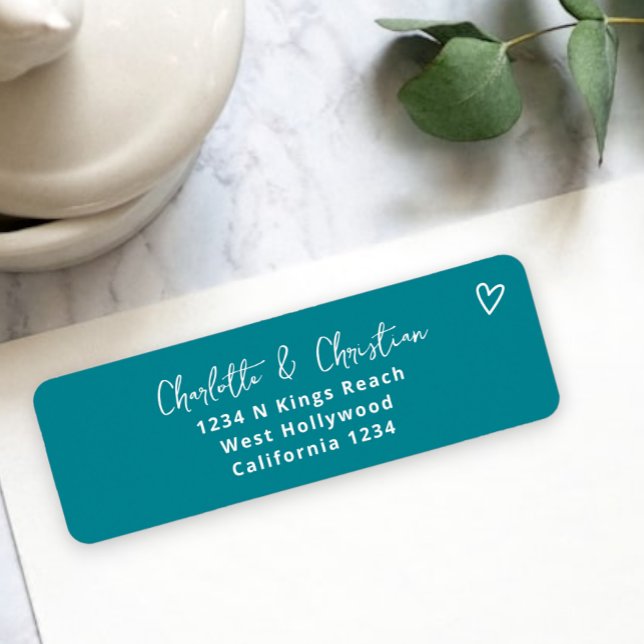 Nichts Extravagant nur Liebe Groovy Retro 70er Wed (Nothing Fancy Just Love Groovy Retro 70s Wedding Labels from Ricaso. Add your own address. )