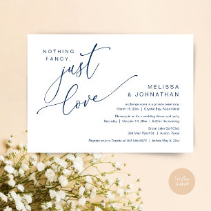 Nichts Extravagant, nur Liebe, Hochzeitsessen Einladung