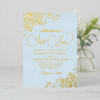 Nichts Extravagant nur Liebe Hochzeitspulver Blue 