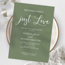 Nichts Extravagant nur Liebe intime Hochzeit