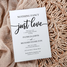 Nichts Extravagant nur Liebe Lässig Hochzeit