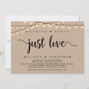 Nichts Extravagant, nur Liebe, Lichterklopfen Einladung