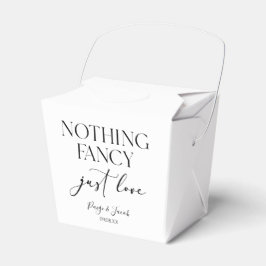 Nichts Extravagant nur Liebe Minimalistisch Lässig Geschenkschachtel