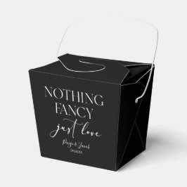 Nichts Extravagant nur Liebe Minimalistisch Lässig Geschenkschachtel