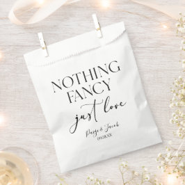 Nichts Extravagant nur Liebe Minimalistisch Lässig Geschenktütchen