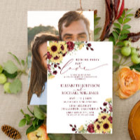 Nichts Extravagant nur Liebe Sonnenblumen Burgund 