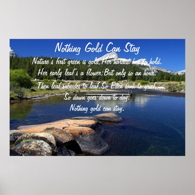 Nichts Gold Bleibe Poster 5 (Vorne)