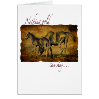 Nichts Gold kann bleibe