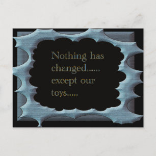 Nichts hat sich geändert postkarte
