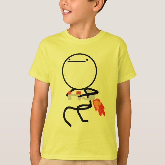 Nichts, hier zu tun spritzen Satz-Typ T-Shirt (Vorderseite)