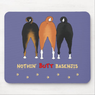 Nichts Hintern Basenjis Mousepad