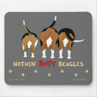 Nichts Hintern-Beagles Mousepad