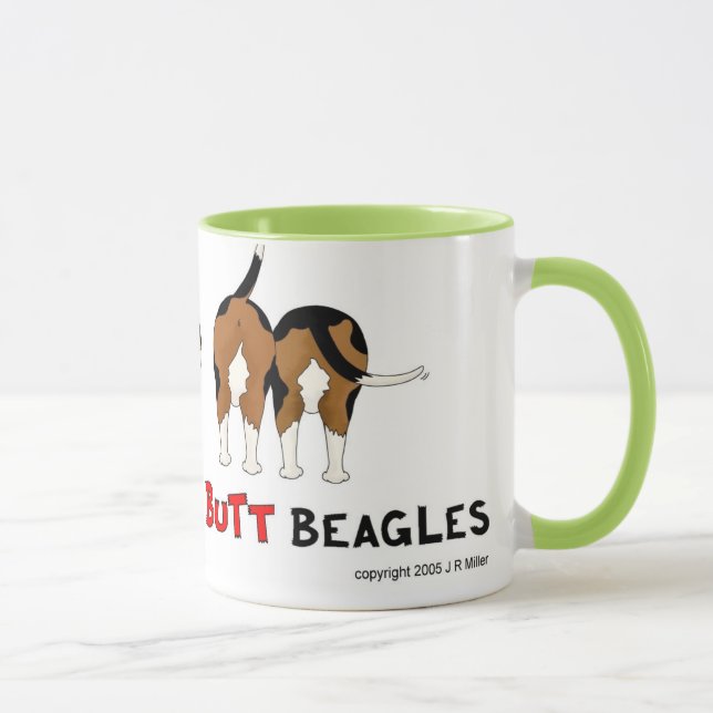 Nichts Hintern-Beagles Tasse (Rechts)