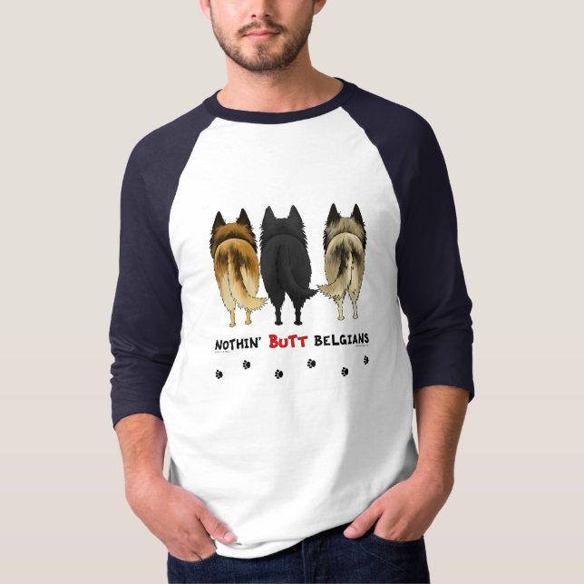 Nichts Hintern-Belgier T-Shirt (Vorderseite)