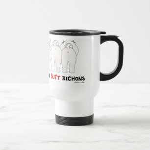 Nichts Hintern Bichons Reisebecher